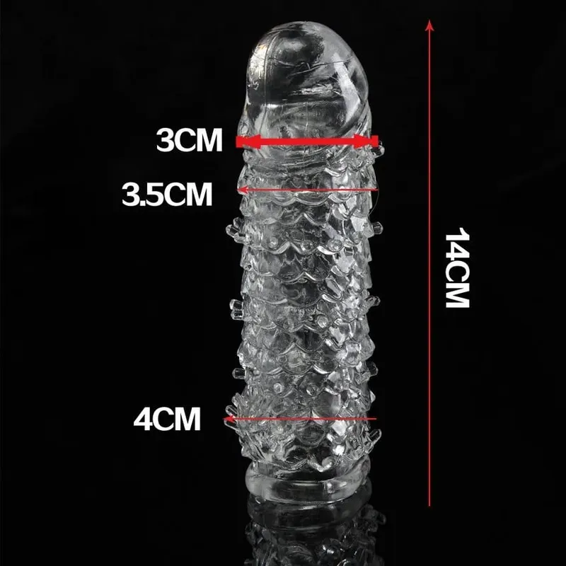 魚鱗狀延遲陰莖延長器可重複使用套筒男士陰蒂按摩 GSpot 噴射假陽具延長用品陰莖環