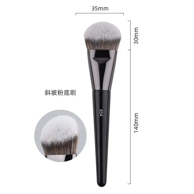 1pc angular fundação pincéis de maquiagem base líquida compõem escova bronzer face detalhe rosto ferramentas de beleza essenciais 854