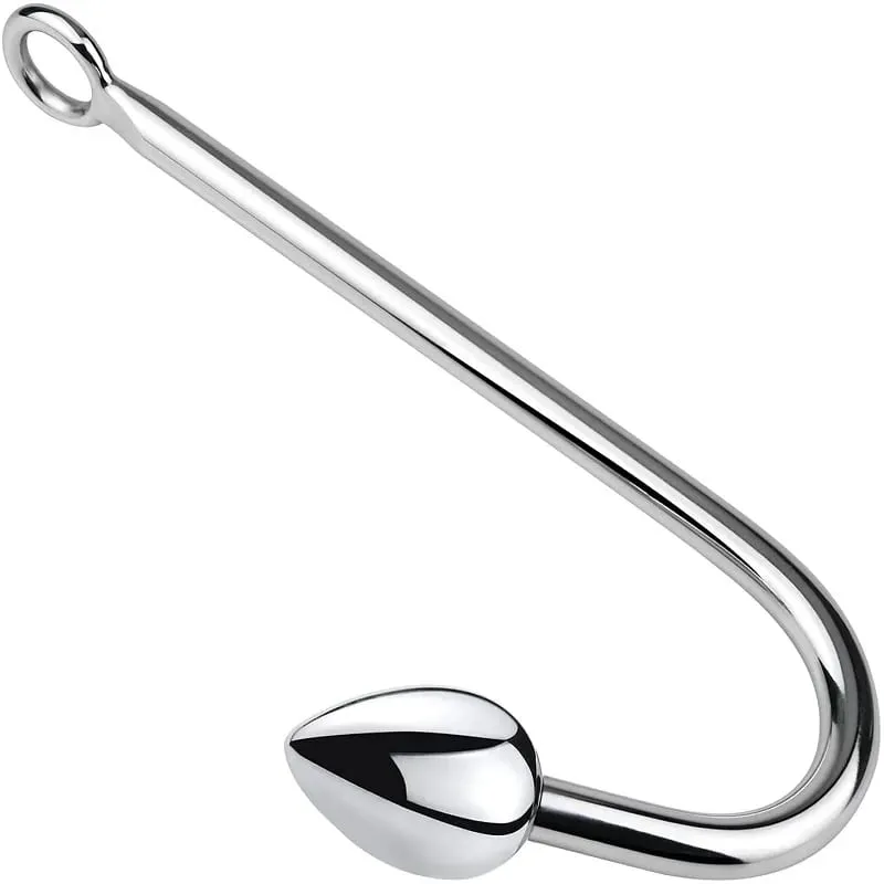 Pequeno médio grande 3 bolas conjunto de metal anal gancho contas cabeça butt plug dilatador massageador de próstata inserção bdsm brinquedo sexual para o sexo masculino
