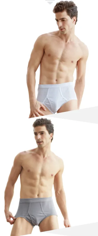 95KG Solid Fat Plus Size Men's Underwear Mens Underwear 100% Cotton Comfortable Breathable Loose Large Size Men Briefs Panties