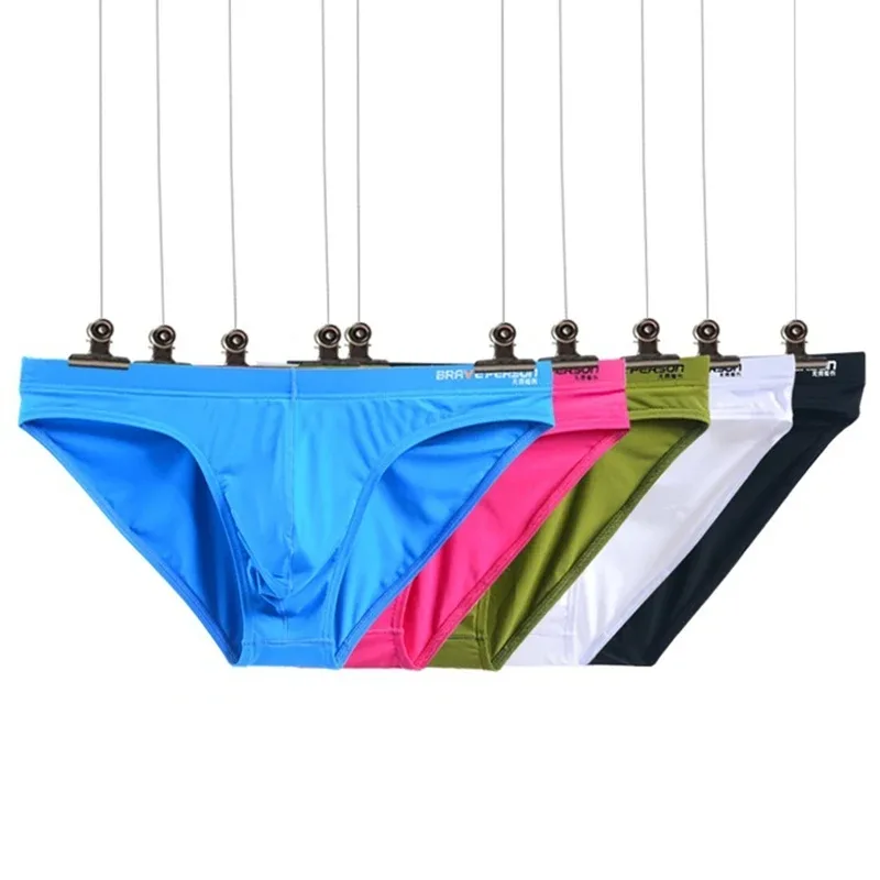 Sexy Men Briefs Underwear Mens Breathable Bikini Underpants Man Comfortable Briefs Underwear Shorts Cueca Male Panties