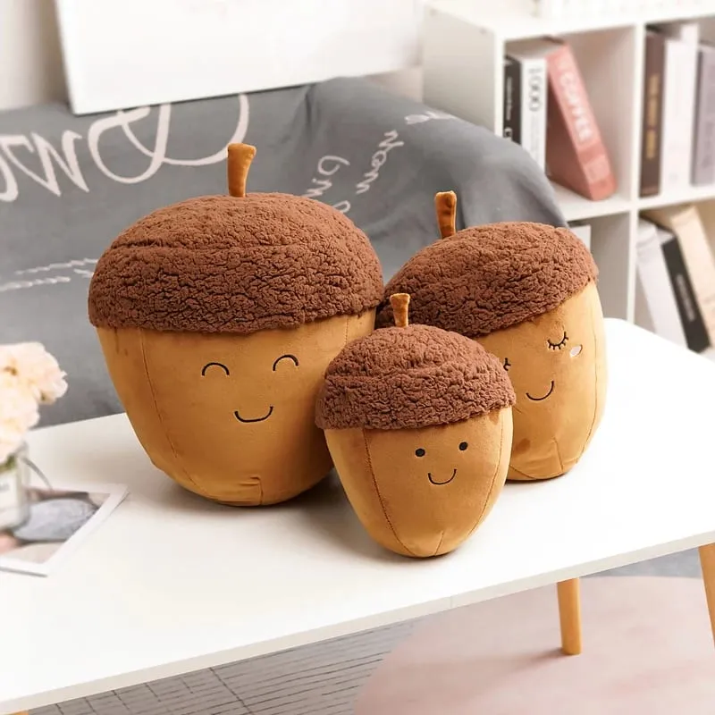 Cute Cloud Plush Pillow Stuffed Soft Creative Family Bread Poached Egg Chestnut Hermit Crab Toy Car Pillow Home Decor Kids Toys