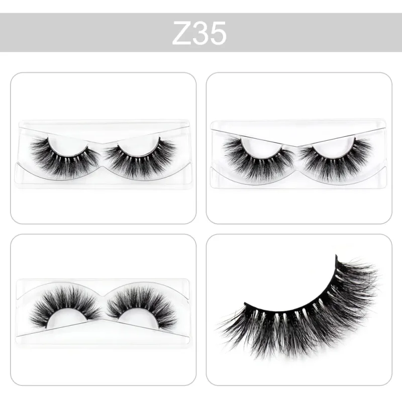 Cílios de maquiagem 3d vison cílios finos volume cílios postiços dramáticos cílios naturais macios cílios acabamento completo glamouroso olho