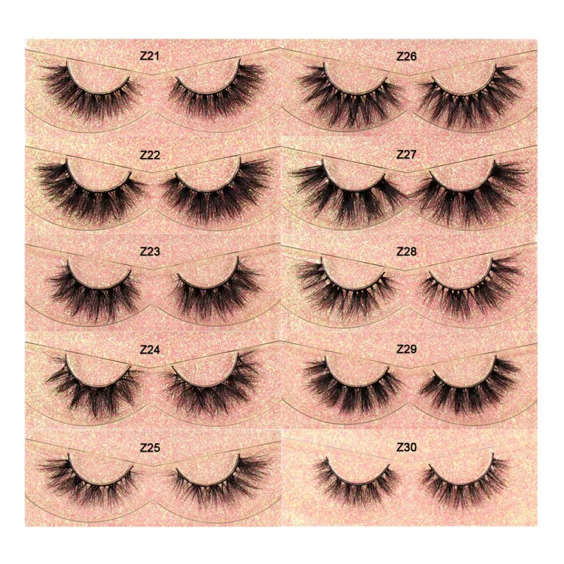 Cílios de maquiagem 3d vison cílios finos volume cílios postiços dramáticos cílios naturais macios cílios acabamento completo glamouroso olho