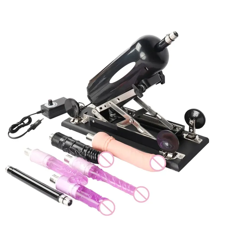 Máquina telescópica automática do vibrador da pressão da máquina do sexo com vibrador grande para brinquedos sexuais da masturbação dos homens e das mulheres