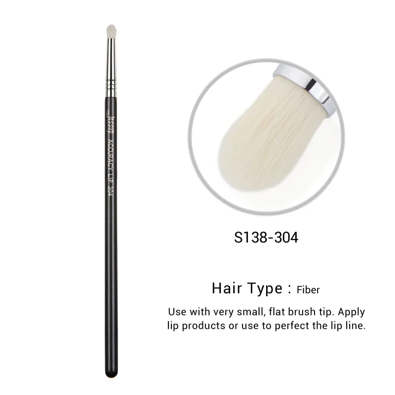 Jessup Lip Brush Professional Lip Makeup Brushes for Lipstick Streak-Free Application Small Tongue Shape Contour Define Lips — image 10