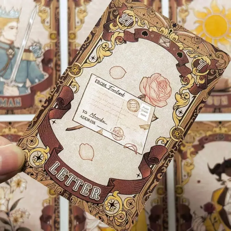 Conto de fadas Dream Lenormand Tarot Deck - 44 cartas Jogo de mesa Tema de ilustração para adivinhação e narrativa