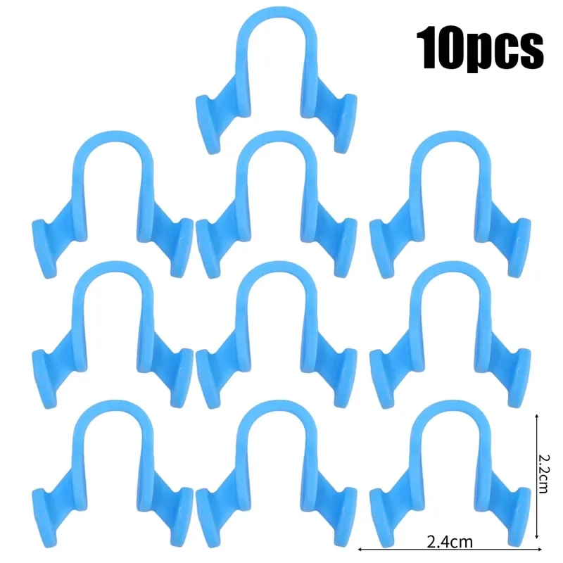 10-30pcs Stop Snoring Device TPR Elastic Nose Clip Anti-Snoring Supplies To Prevent Snoring Good Sleep Easy Breath Nasal Clip
