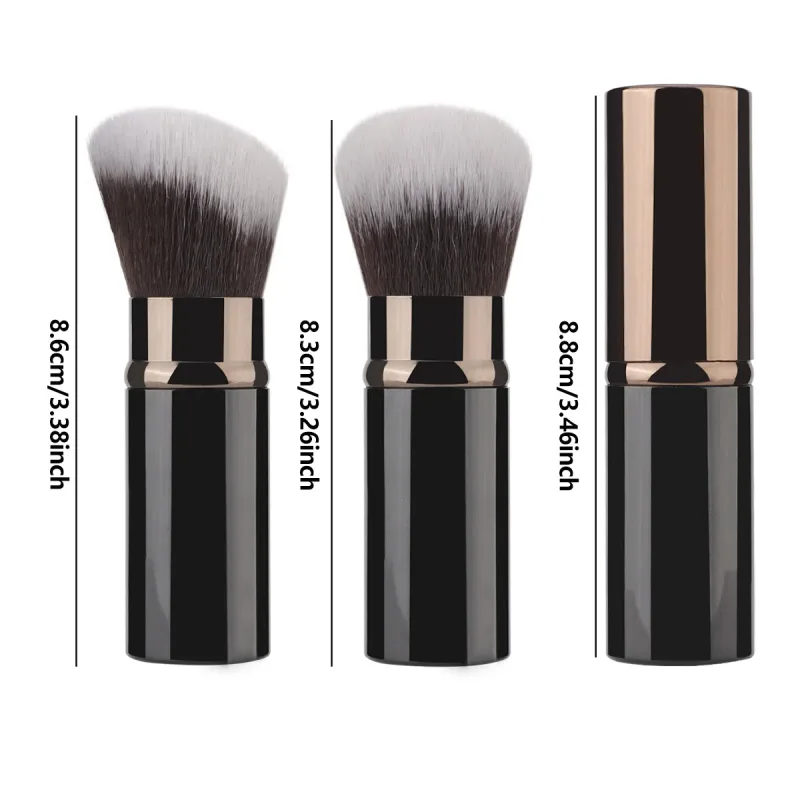 1/2pcs Professional Makeup Brushes Retractable Blusher Powder Foundation Face Concealer Kabuki Makeup Brush Cosmetic Tools — image 3