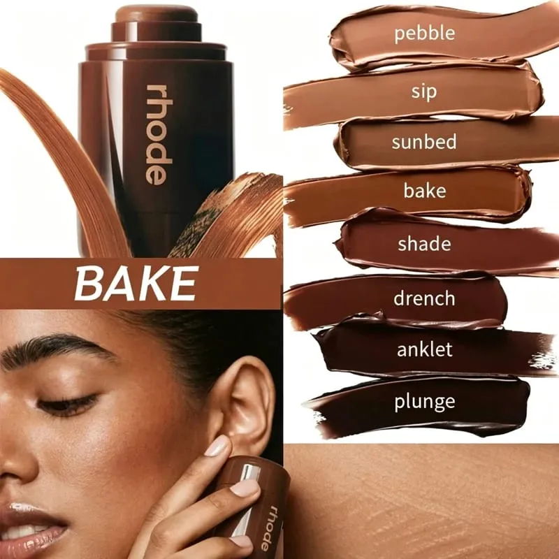 Contour Bronzer Stick Non-fading Waterproof Pocket Blusher LipBoost Lip Gloss Moisturizing Colada Lipstick Eye Patch