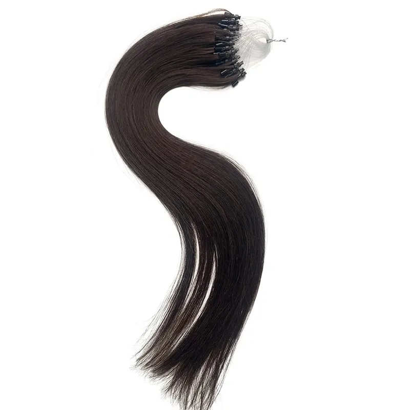Remy 真人接髮 14-24 吋微環附件微珠自然外觀 DIY 接發