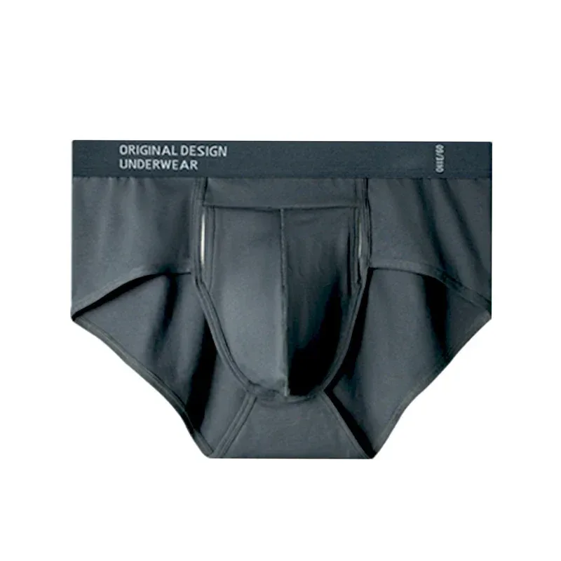Cuecas de algodão masculinas de alta qualidade confortáveis cuecas respirável macio masculino tamanho grande u bulge bolsa calcinha cueca — image 25