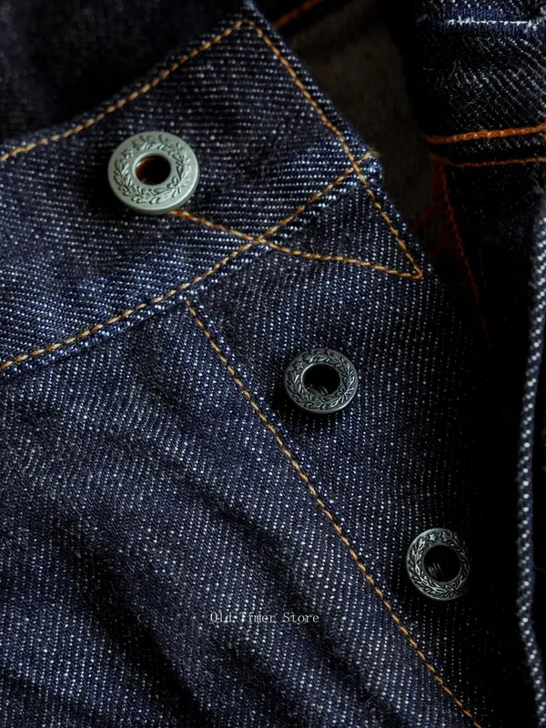 Red Tornado 511XX-0001 Jean en denim à lisière avec ligne rose 16 oz pour homme Coupe droite Silhouette fine