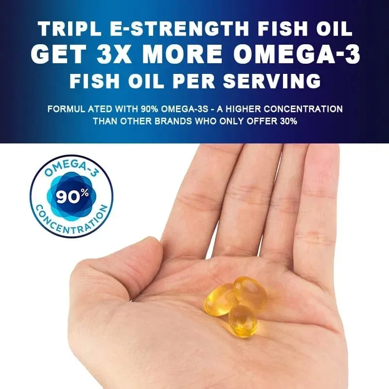 Omega 3 魚油 - 支持大腦神經系統，有益於心血管和皮膚健康 抗氧化劑