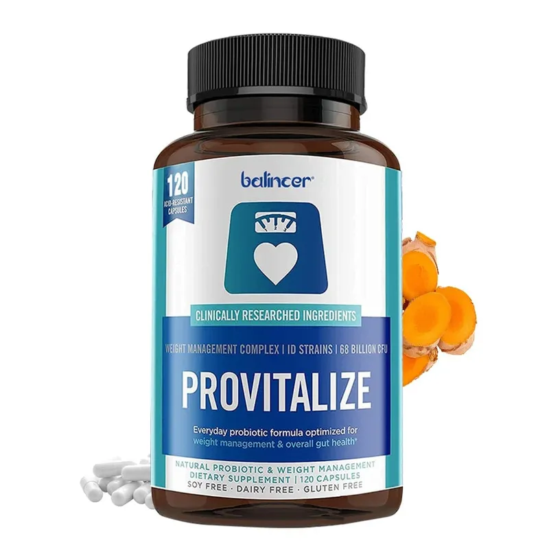 Provitalize Capsules - Mulheres Probióticos + Moringa Controle de Peso Saúde Imunológica e Suporte à Saúde Intestinal 30/60/120 Caps
