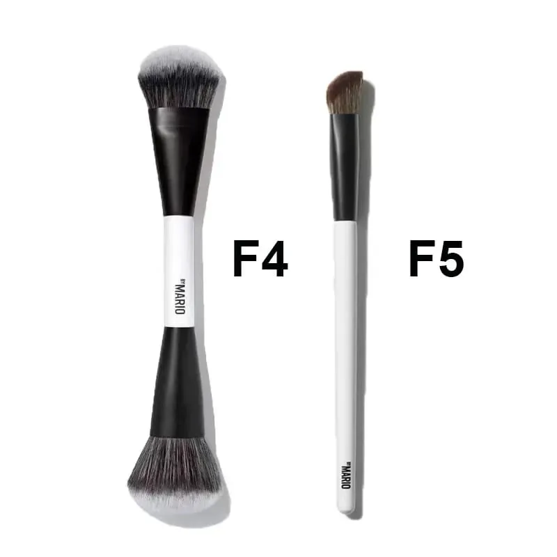 Kit de pincéis de cerdas macias para blush e iluminador, ferramentas cosméticas faciais impecáveis ​​e macias, F1 F2 F3 F4 Pro, pincéis de maquiagem para mistura facial