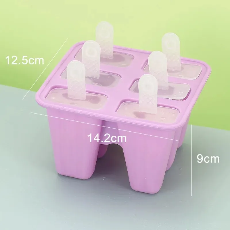冰棒模具 6 件矽膠冰棒模具不含 BPA 冰棒模具可重複使用易脫模冰棒製作 — image 13