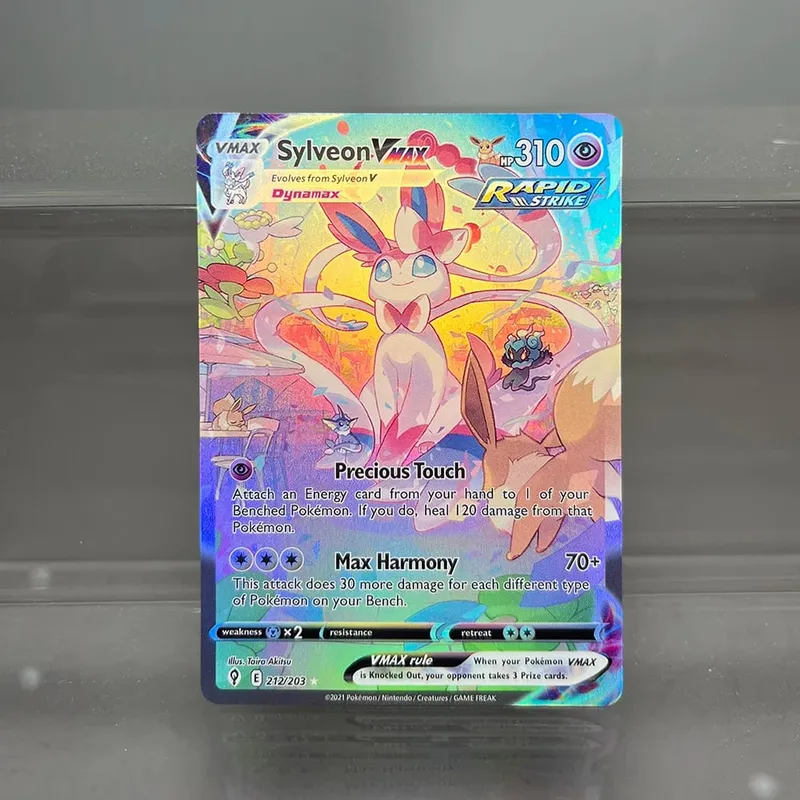 箔 PKM 單卡皮卡丘噴火龍 EX 泡泡喵遊戲稀有收藏卡 PTCG 彩虹代理卡 — image 18
