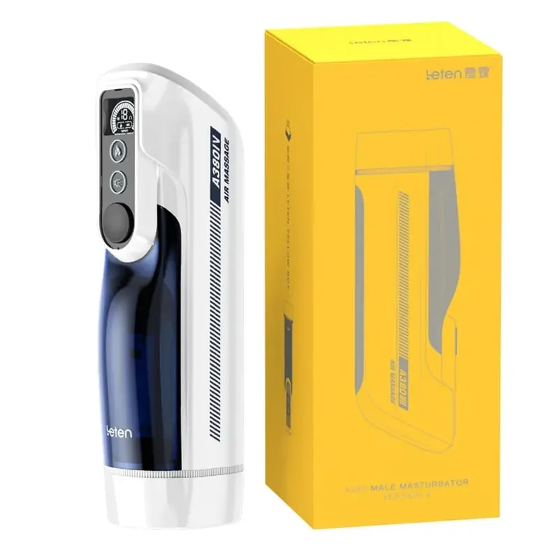 Leten A380 IV Piston Telescopic Automatic Male Masturbation Cup Smart Heating Realistic Vagainl Sleeve Sex Machine Easy to Use