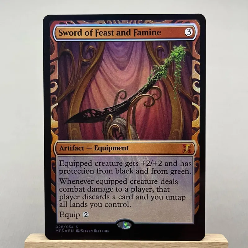 MPS FOIL2-01 TCG Cards for Home Play Proxy Sol Ring Mana Crypt Mox Opal the Mana Vault Chrome Mox Sword of