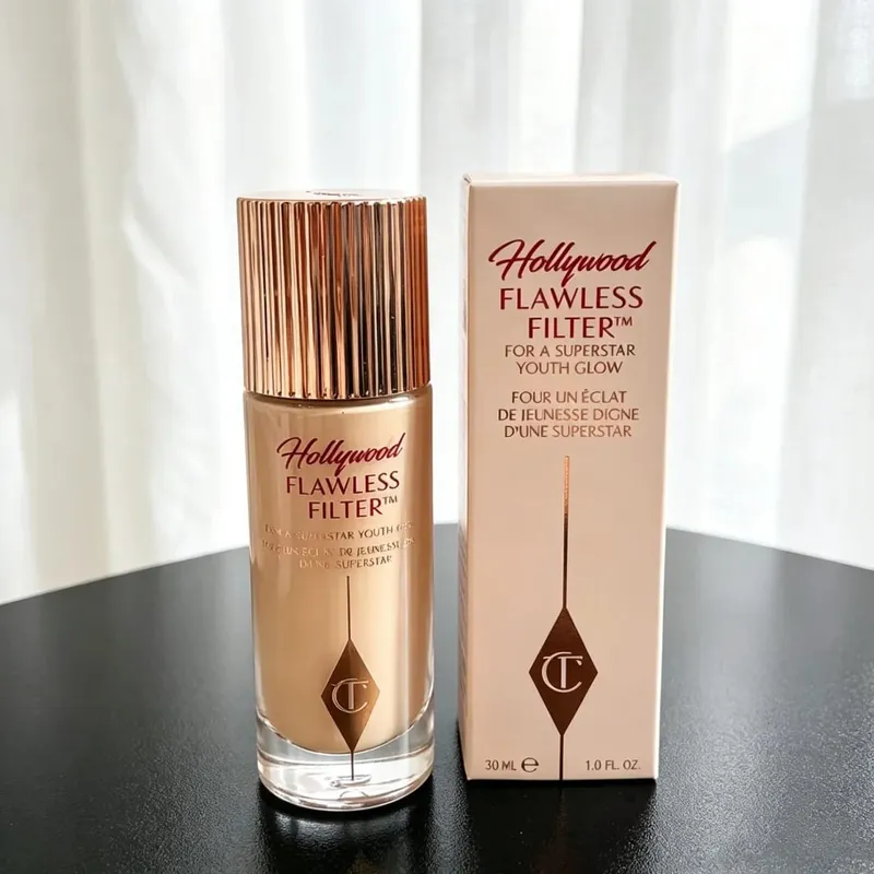 Charlotte tilbury batom líquido base iluminador pó prensado blush facial corretivo base maquiagem cosméticos