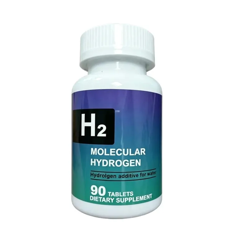 Comprimidos de água de hidrogênio, aditivo de água molecular de hidrogênio H2 de 90 contagens com magnésio para suporte diário de hidratação