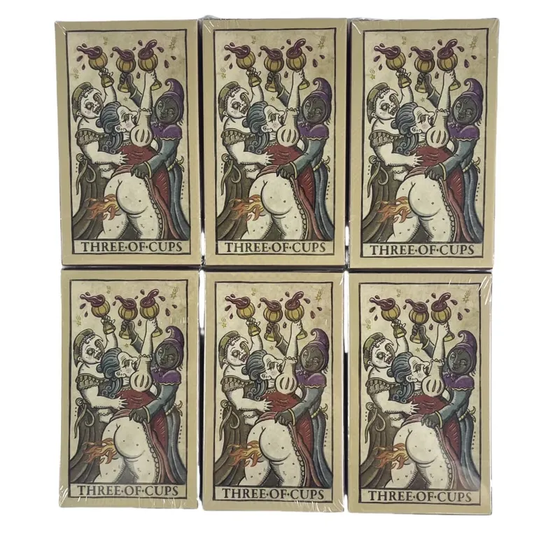 1pc Trionfi Della Luna Tarot Cards Fortune-telling Oracle Divination Edition Creativity ILLUSTRATED Moon Board Game Cards
