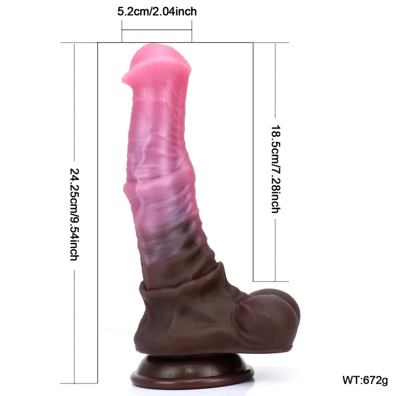 Monster vibrador clitóris massageador g-ponto estimulador enorme pênis com ventosa anal plug brinquedos sexuais para homens mulheres masturbador — image 5