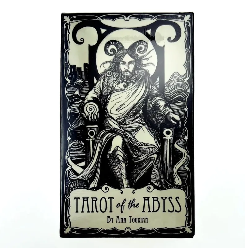 Cartas de tarô do abismo para adivinhação, uso pessoal, baralho de tarô, versão completa em inglês, jogos de tabuleiro oracle