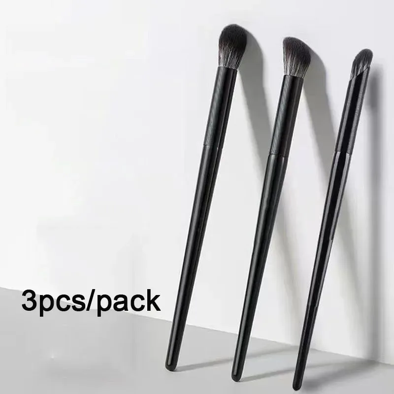 3/6/9 件眼刷套裝完整眼影眼線眉毛輪廓套件專業混合和細節化妝工具