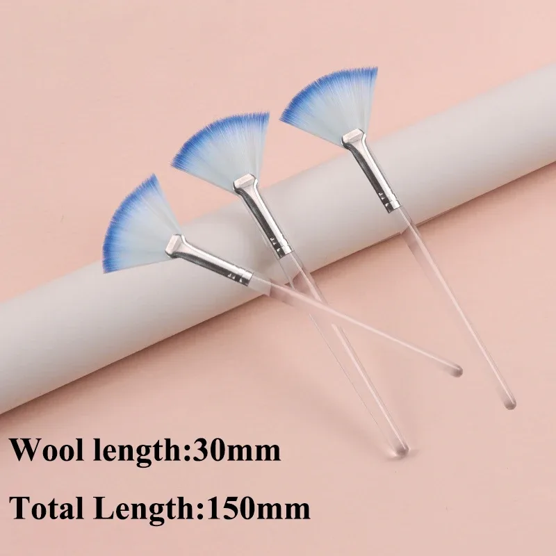 Practical Facial Brushes Fan Makeup Brushes Portable Mask Brush Cosmetic Tools for Women Flexible Facial Soft Mask Applicator