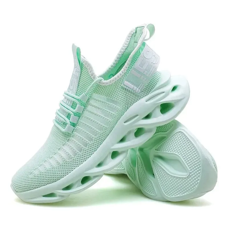 Sapatos masculinos confortáveis ​​tênis casuais plataforma respirável tênis de corrida homem malha tenis esporte sapatos waling tenis masculino
