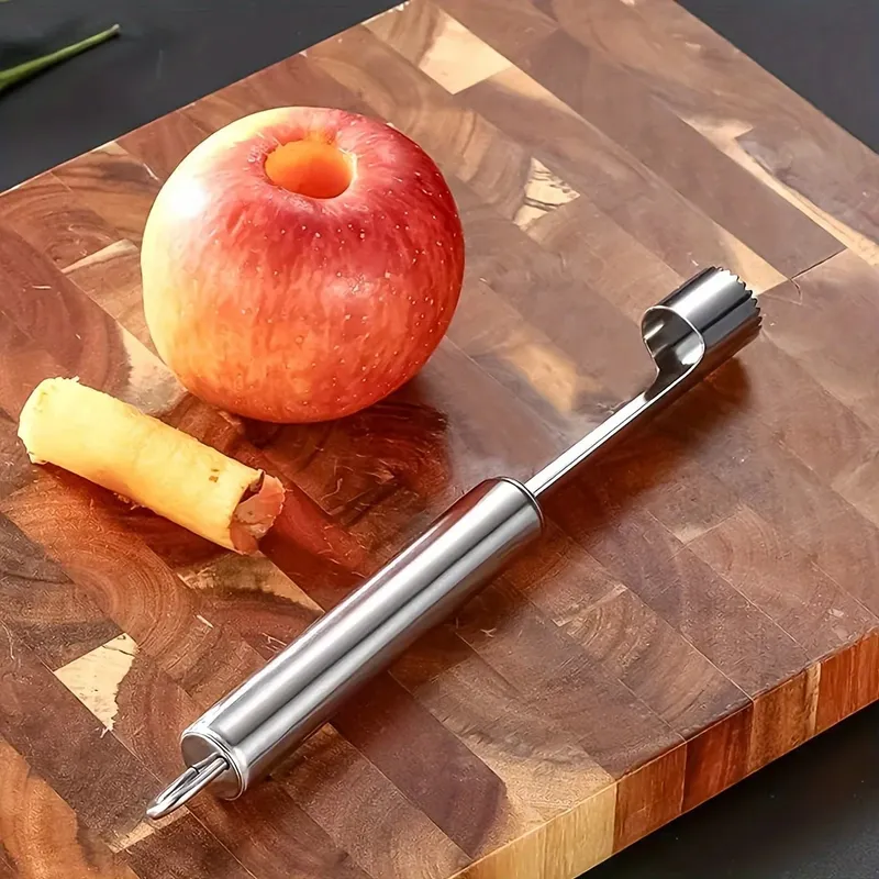 Corador de frutas em aço inoxidável, datas vermelhas, maçã, pêra, removedor de sementes de frutas, fatiador, faca de cozinha, frutas, vegetais, utensílios