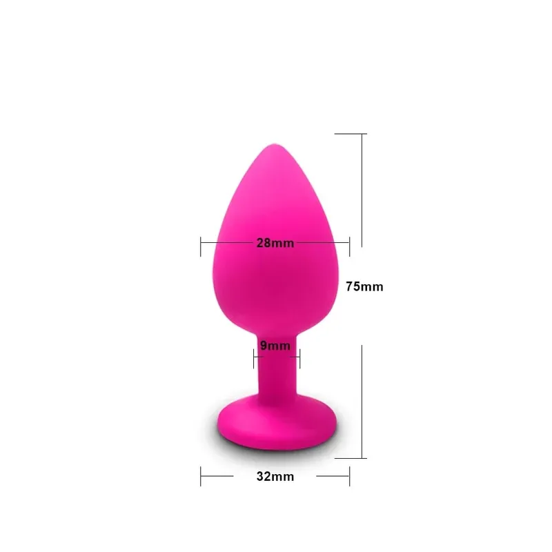4pcs Soft Silicone Anal Plug Mini Erotic Bullet Vibrator Butt Plug Sex Toy for Men Women Gay Couples Anal Prostate Stimulator