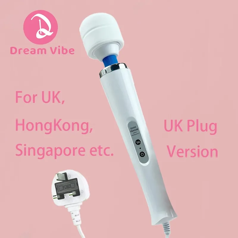 巨型魔杖交流供電超強震動器有線強力手持魔杖按摩器性玩具運動恢復肌肉酸痛