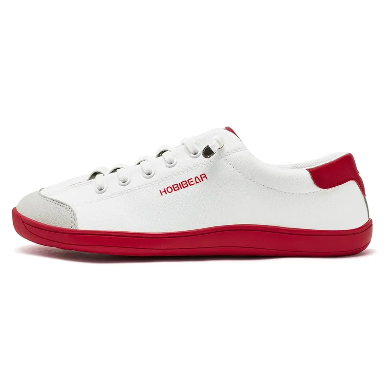 Wide Toe Barefoot Shoes for Unisex Minimalist Canvas Sneakers Lightweight Adjustable Slip On Walking Shoes