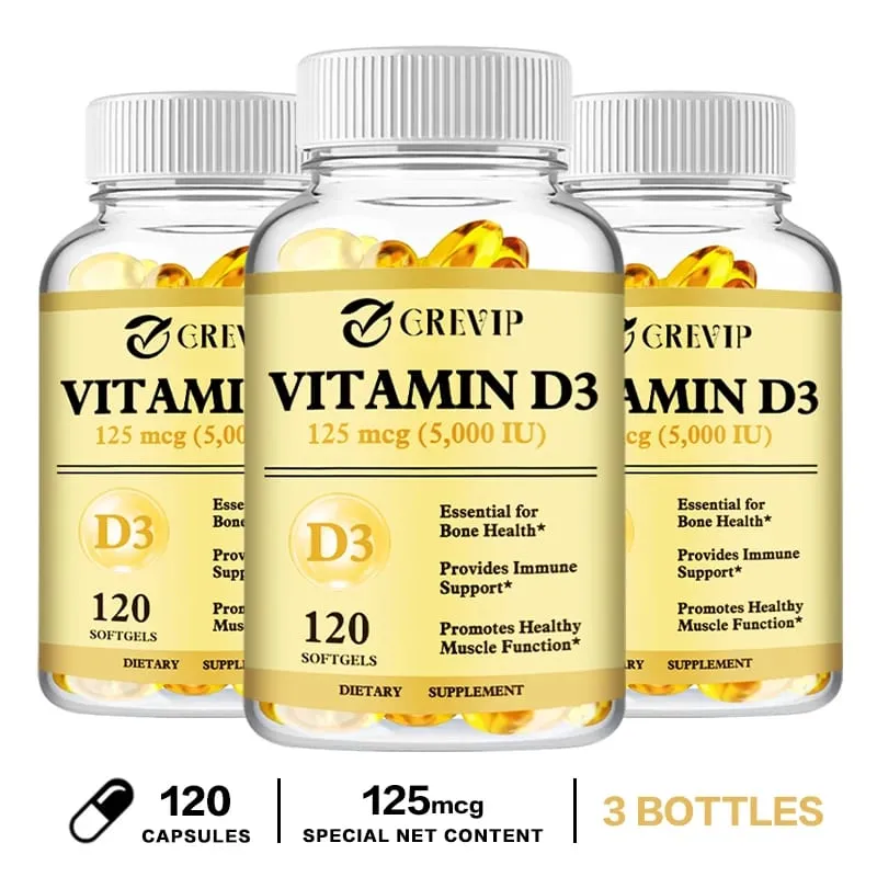 Vitamina D3 – Promove Função Muscular Saudável e Suporte Imunológico