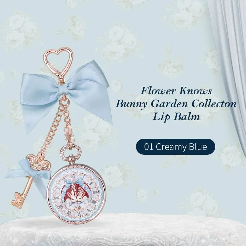 Flower Knows Makeup Sets Bunny Garden Collection Lip Balm Set Moisturize Lips Vitamin Lip Gloss 2pcs