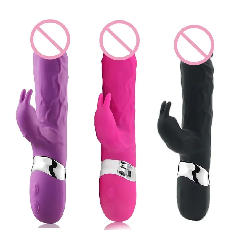Vibrador grande para ponto g, coelho, estimulação de clitóris, pênis realista, sex shop, brinquedo sexual, produto adulto, vibrador para mulheres