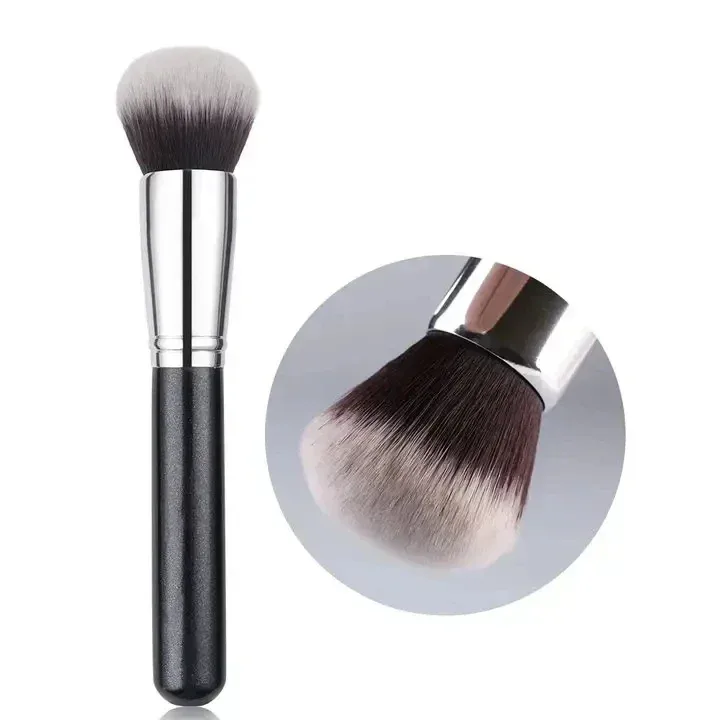 Pincel de pó profissional pincéis de maquiagem preto multifuncional fundação blush escultura bronzer escova compõem ferramentas