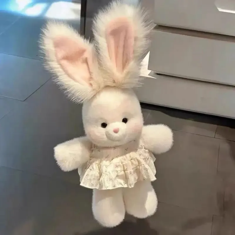 Soft Rabbit Stuffed Animal Plush Pillow Cute 17.7inch Stuffed Animals Plush with Long Ear Emotional Support Stuffed Toys