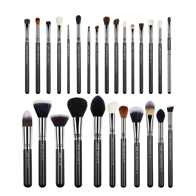 Bộ cọ chải lông mày Jessup 3 chiếc Pro Cọ chải lông mày tổng hợp điêu khắc lông mày/cọ chải lông mày có góc cạnh phẳng mỏng/thiết bị xác định độ chính xác T326