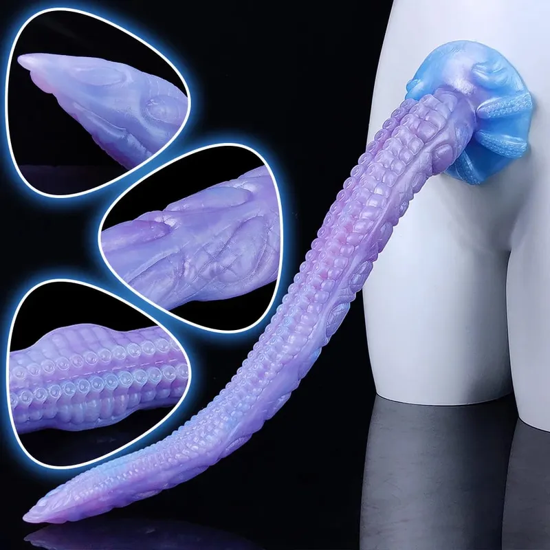 Xl tamanho super longo polvo vibrador fantasia vibrador com ventosa silicone tentáculo brinquedo sexo anal para mulheres homens anal & g-ponto massagem