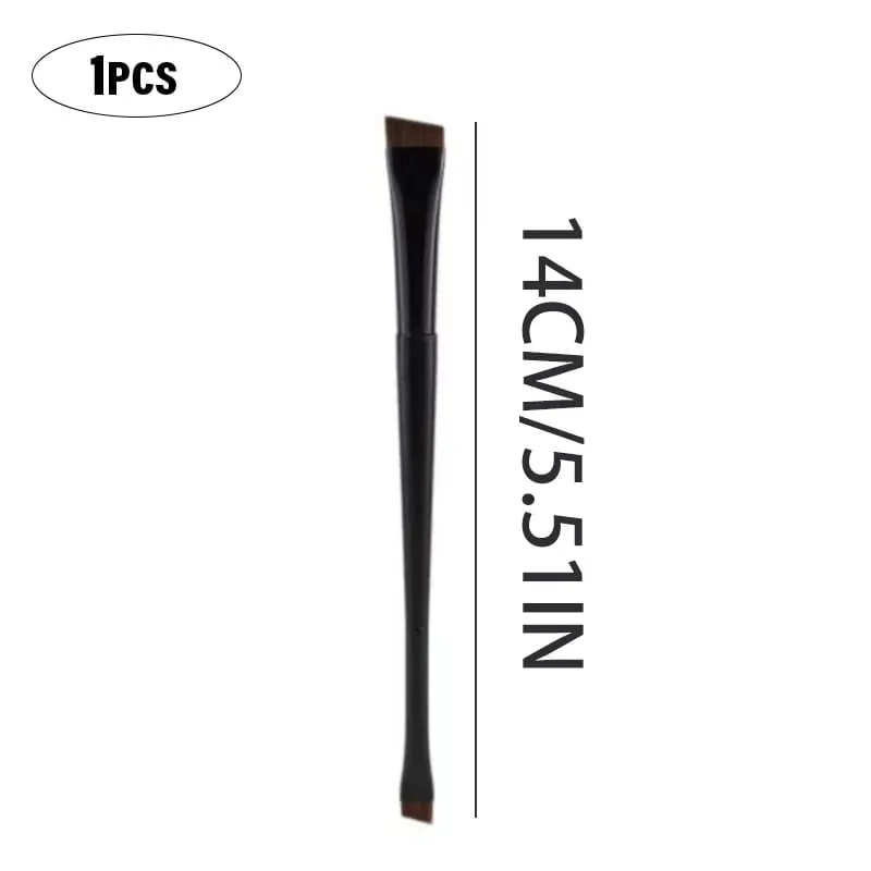 Professional Eyebrow Brush Eyeliner Angled Flat Head Blade Eye Liner Brow Contour Makeup Brushes Double-head Makeup Tool 1~10PC