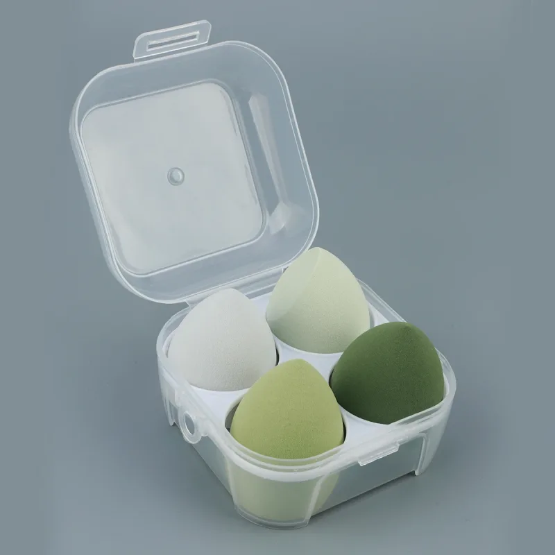 4/8 pçs cosméticos puff maquiagem esponja liquidificador beleza ovo macio fundação esponjas pó puff feminino compõem acessórios ferramentas de beleza
