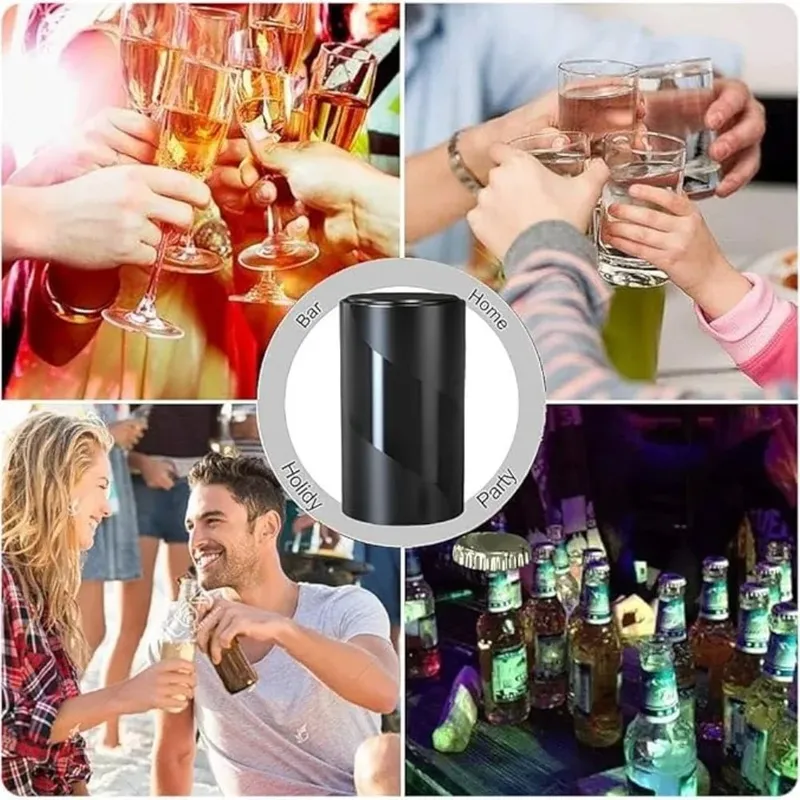 Abridor automático de garrafas de cerveja, abridor de garrafas para baixo, vinho, cerveja, soda, acessórios de cozinha, 1-4 unidades