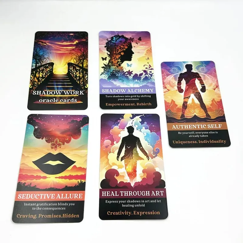 Shadow Work Oracle 卡 56Cards 12X7 CM 協助您了解您無意識的一面