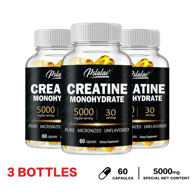 Creatine Monohydrate - Improves Athletic Performance Strength Endurance and Muscle BuildingSupplements