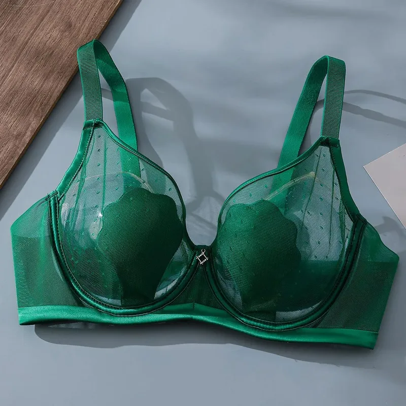 Sutiã minimizador sem fio para mulheres – Bralette ultrafino anti-queda, lingerie de verão respirável e sexy | Suporte de conforto
