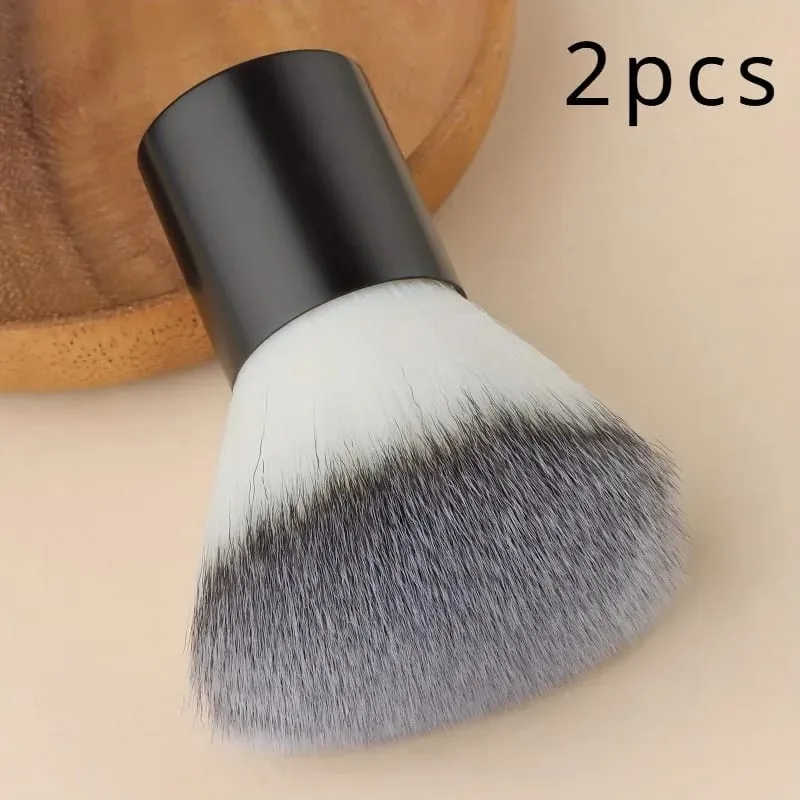 Pincel de maquiagem Kabuki fofo para base perfeita, iluminador bronzeador e aplicação de blush